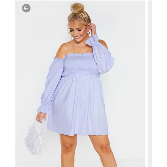 PrettyLittleThing Dresses & Skirts - Plus size Long sleeve dress